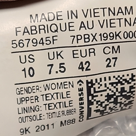 Converse CTAS low top casual mule back sneakers size 10 - Picture 9 of 10